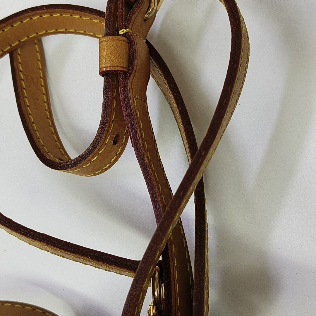 ESTRELA MM Monogram Coated Canvas Brown
