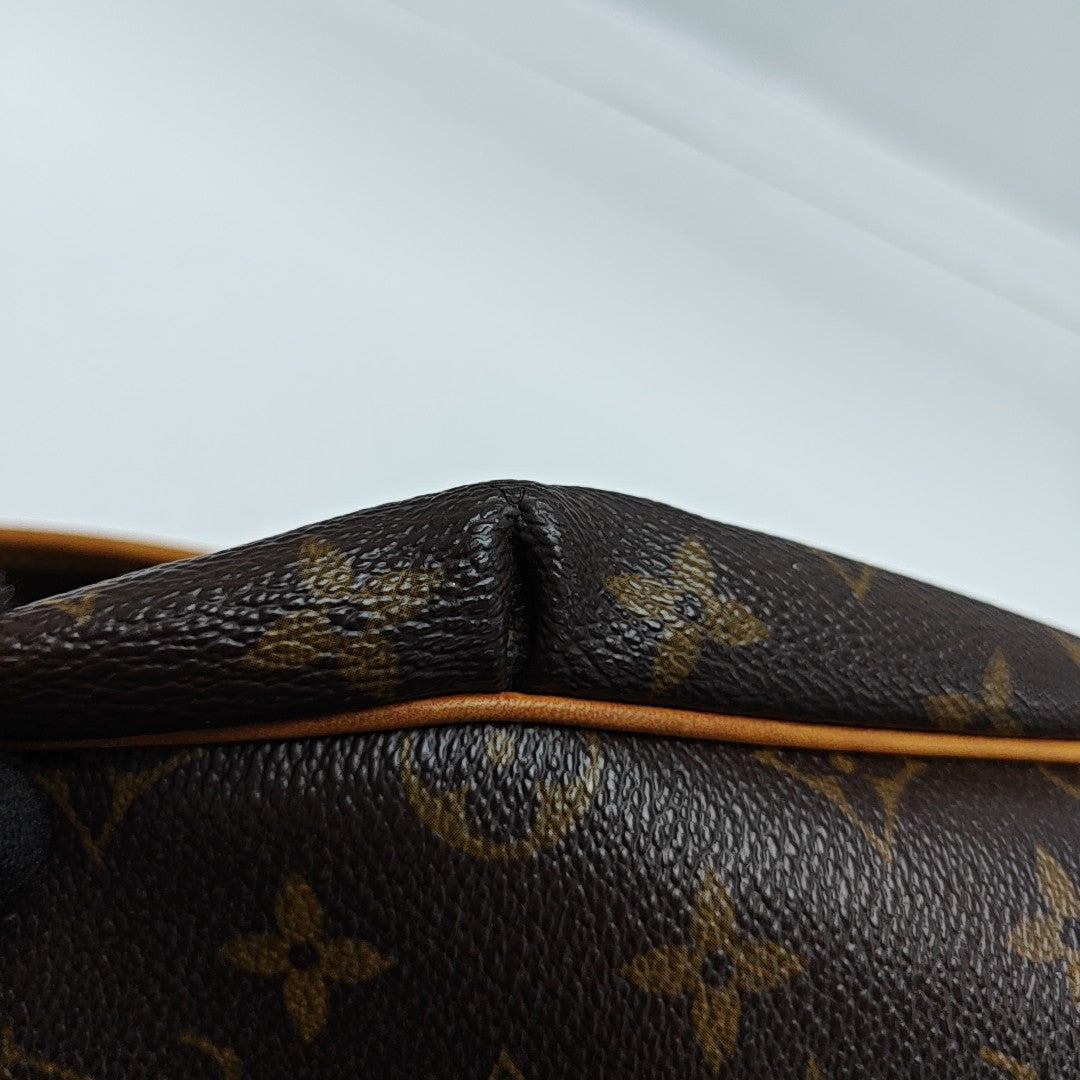 TULUM GM Monogram Coated Canvas Brown