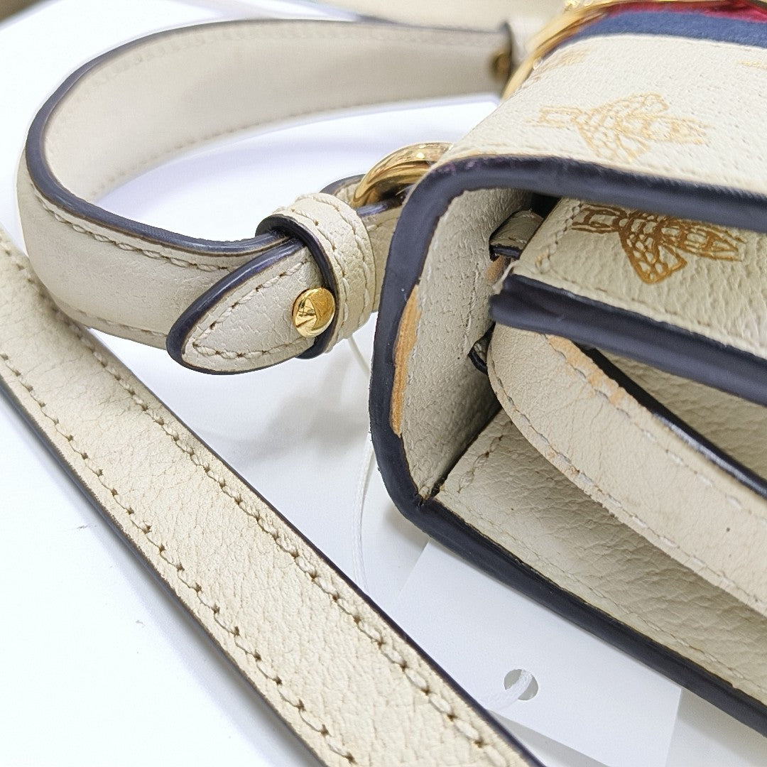 Sylvie Mini Calfskin White