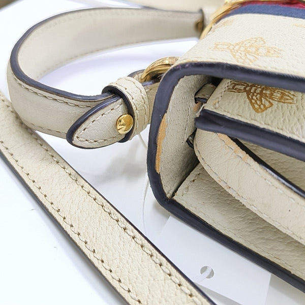 Sylvie Mini Calfskin White