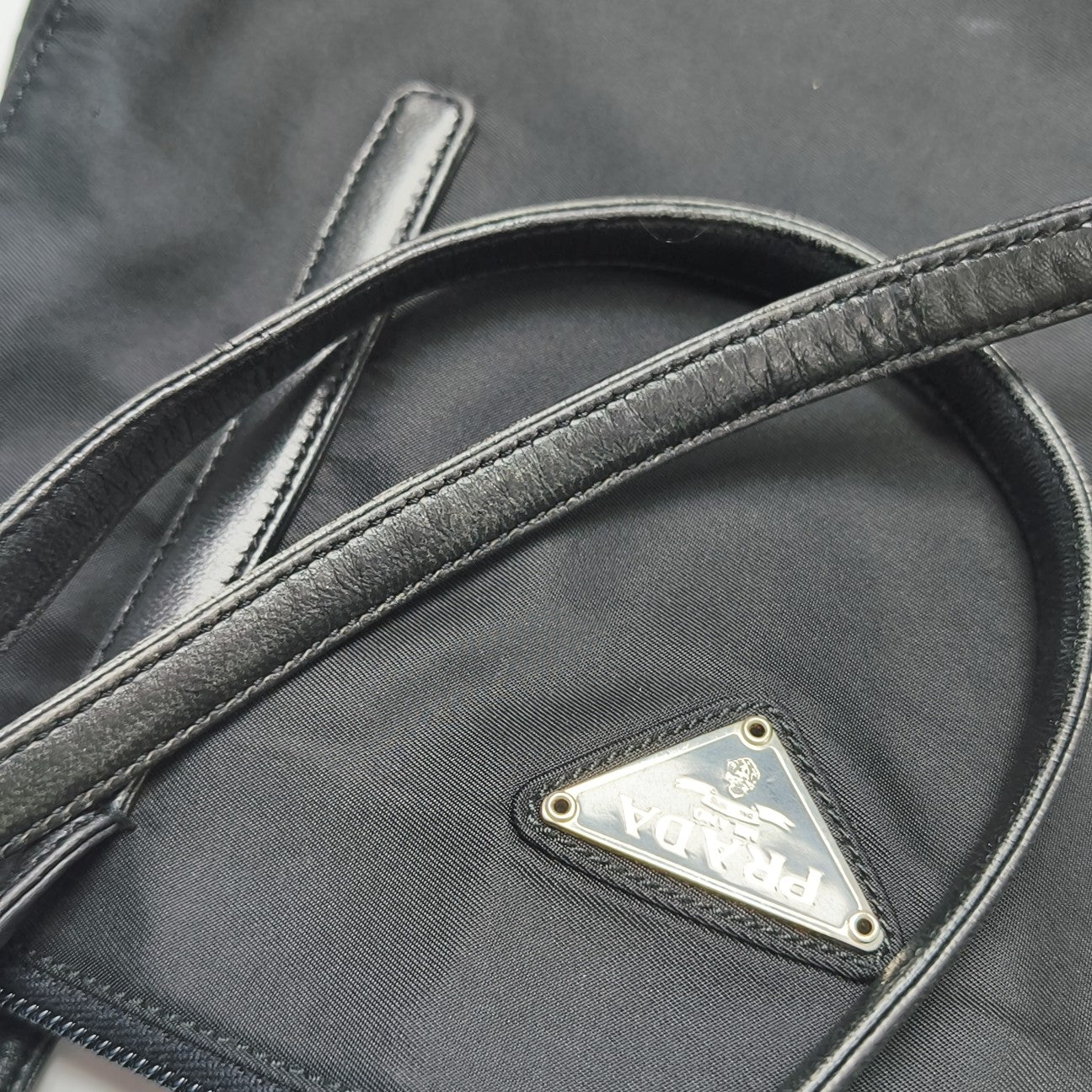 Nylon Tote Bag Black