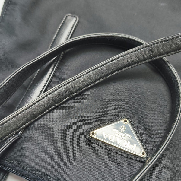 Nylon Tote Bag Black