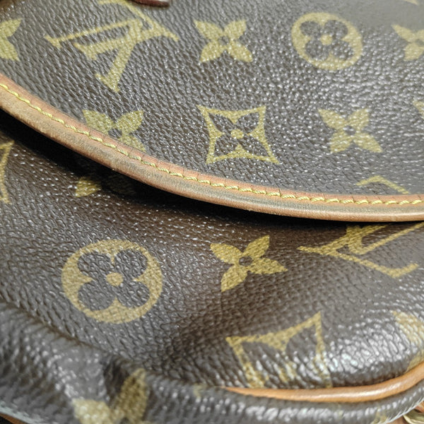 SAUMUR 30 Monogram Coated Canvas Brown