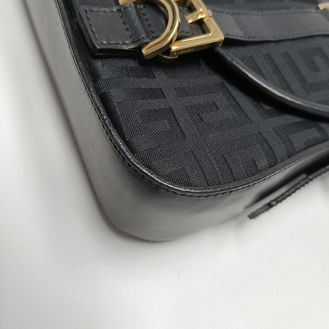 Canvas Shoulder Bag Black