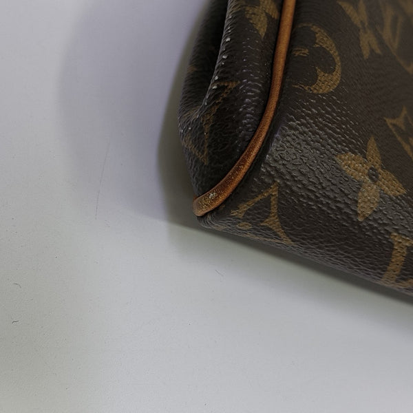 EVA Monogram Coated Canvas Brown