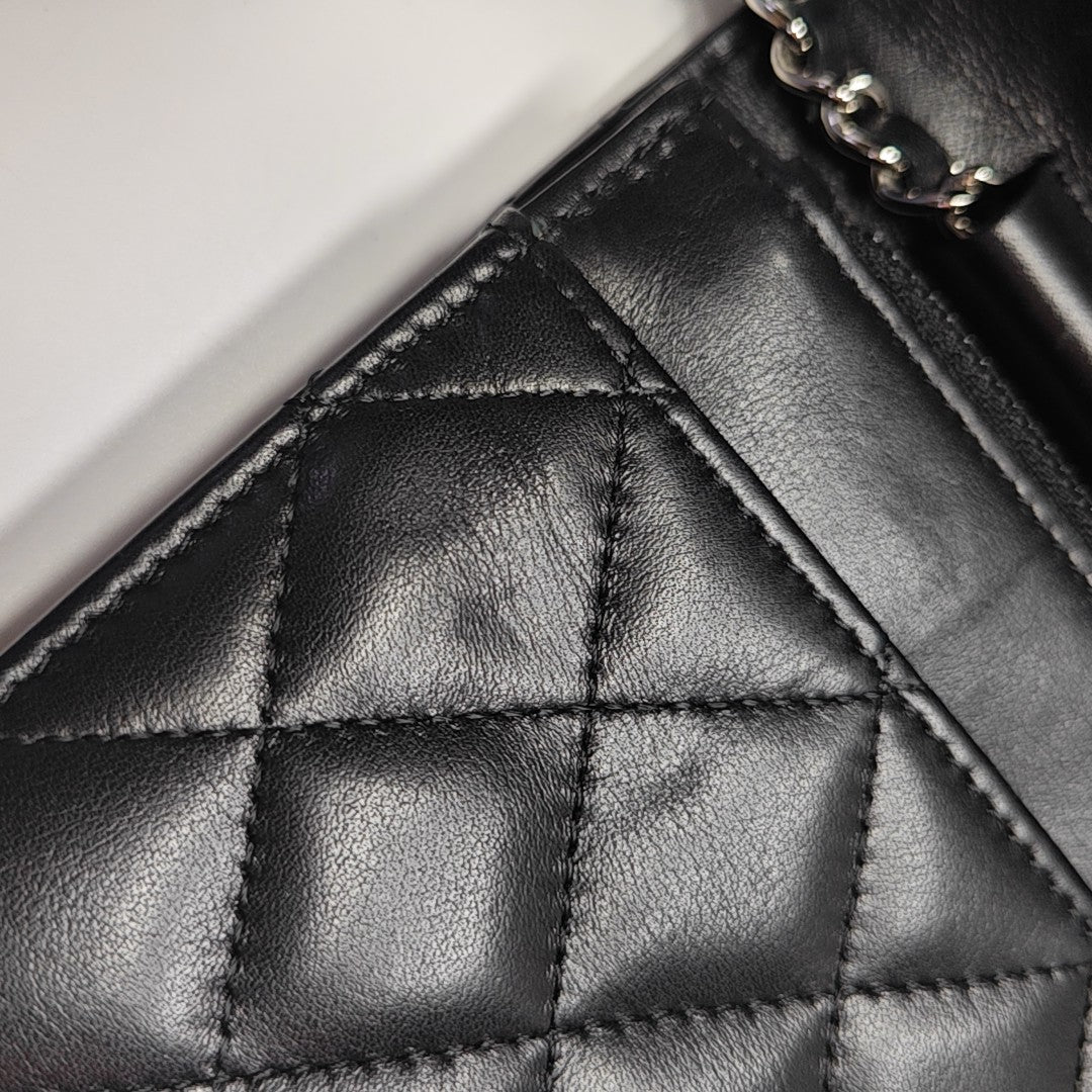 CAMBON Medium Quilted Calfskin Black