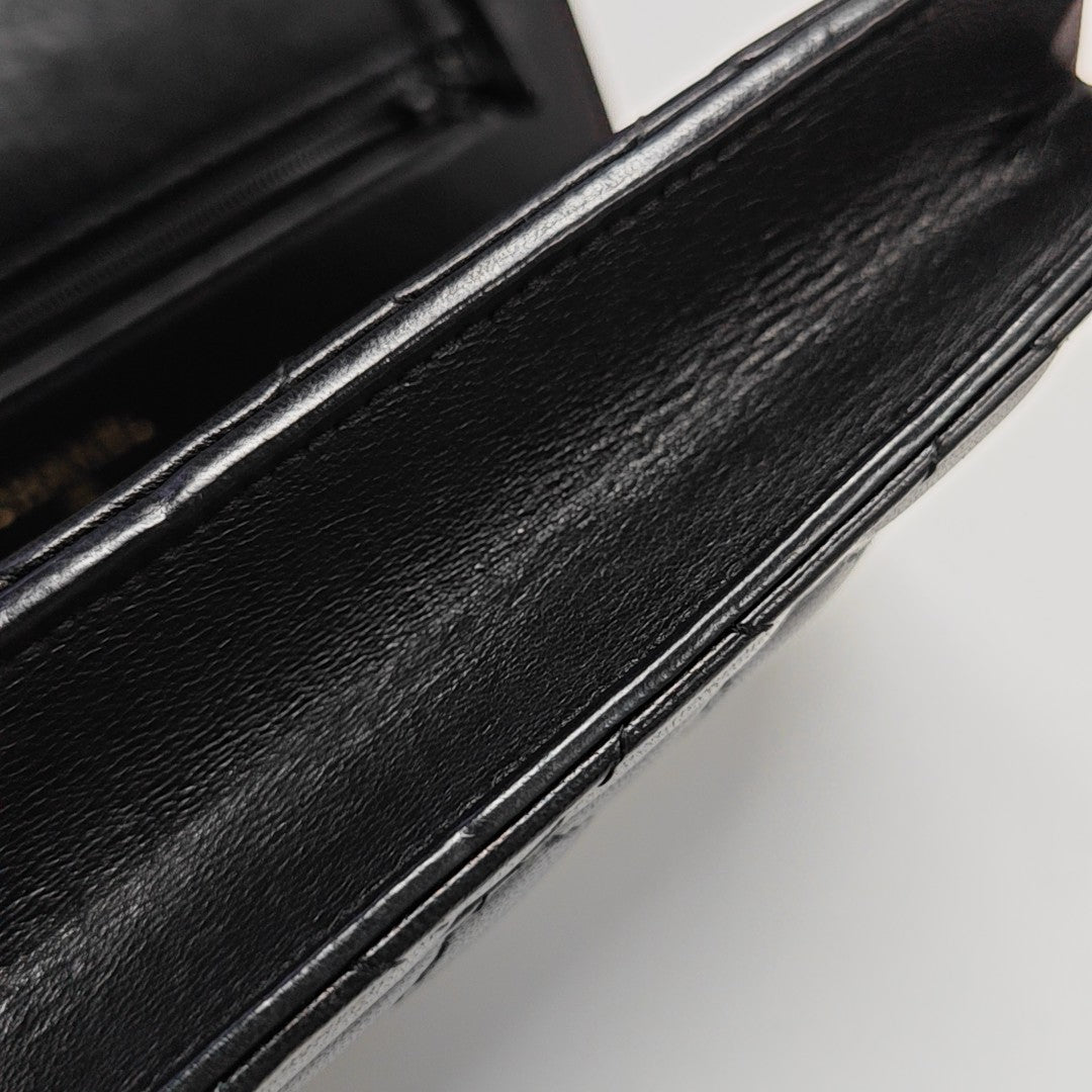 WOC Mini Lambskin Black