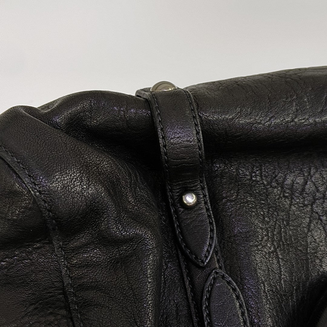 Calfskin Tote Bag Black