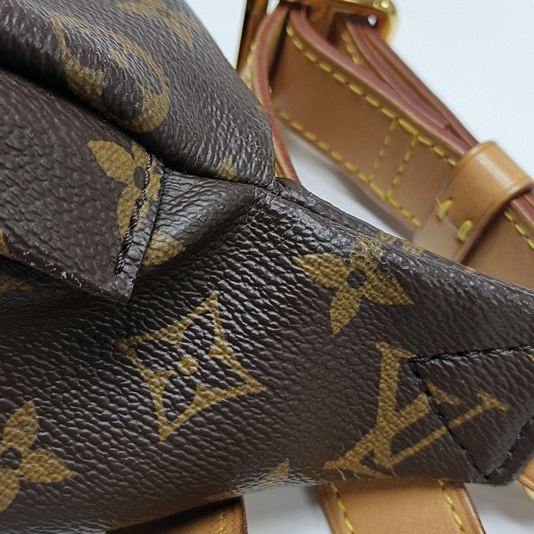 BUMBAG Monogram Coated Canvas Brown