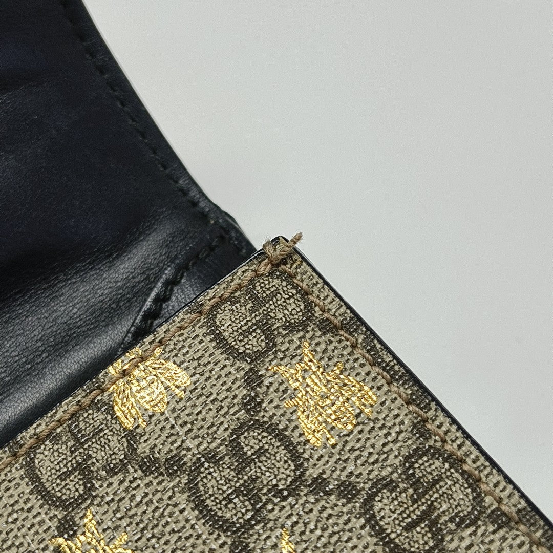 Padlock Small Monogram Coated Canvas Beige