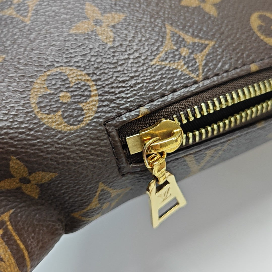 BUMBAG Monogram Coated Canvas Brown