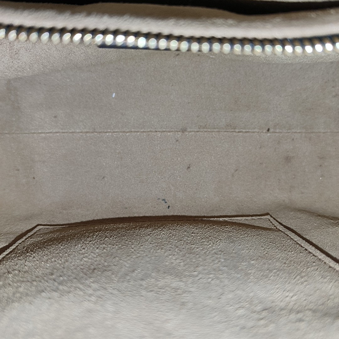 Padlock Small Monogram Coated Canvas Beige