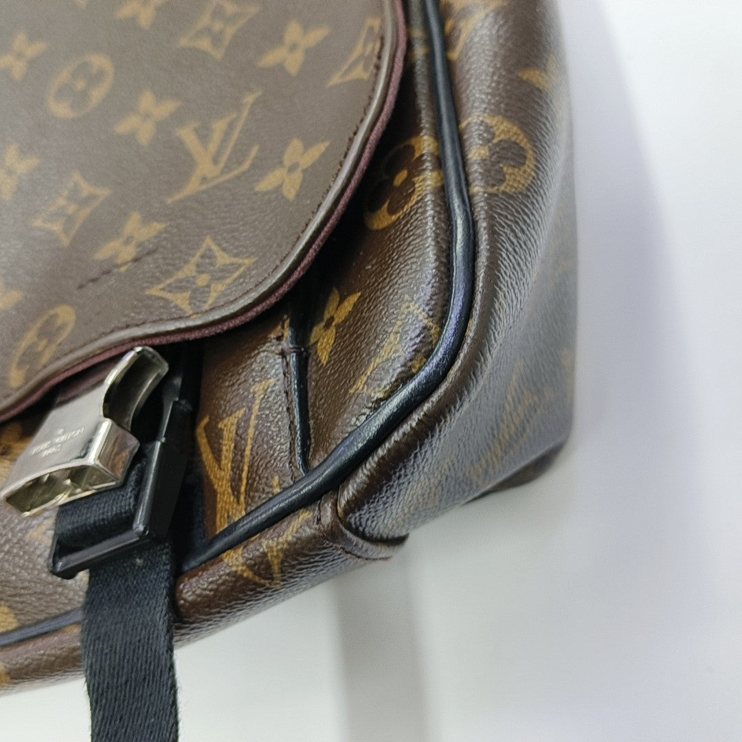 VINTAGE BEAUBOURG Monogram Coated Canvas Brown