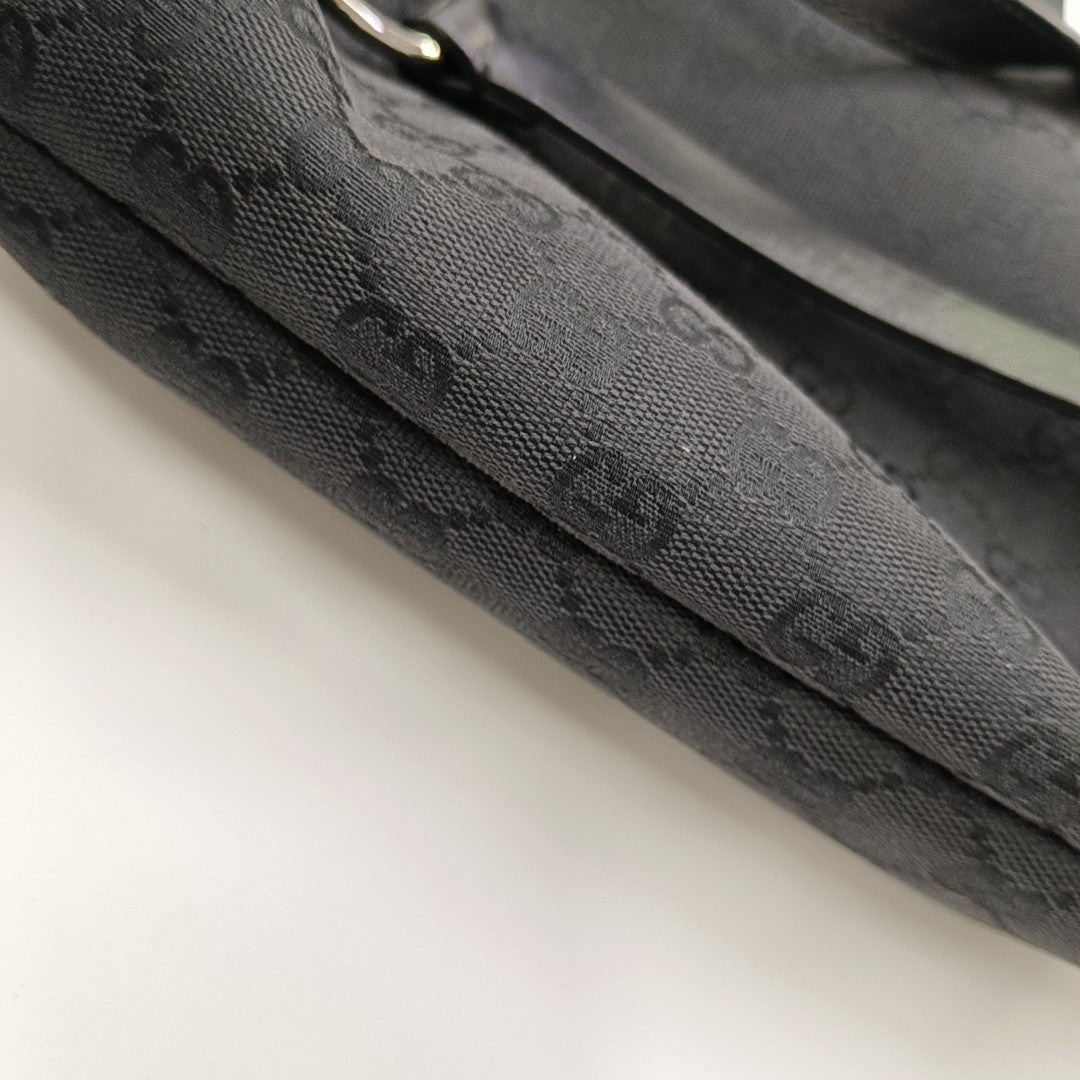 Monogram Canvas Tote Bag Black
