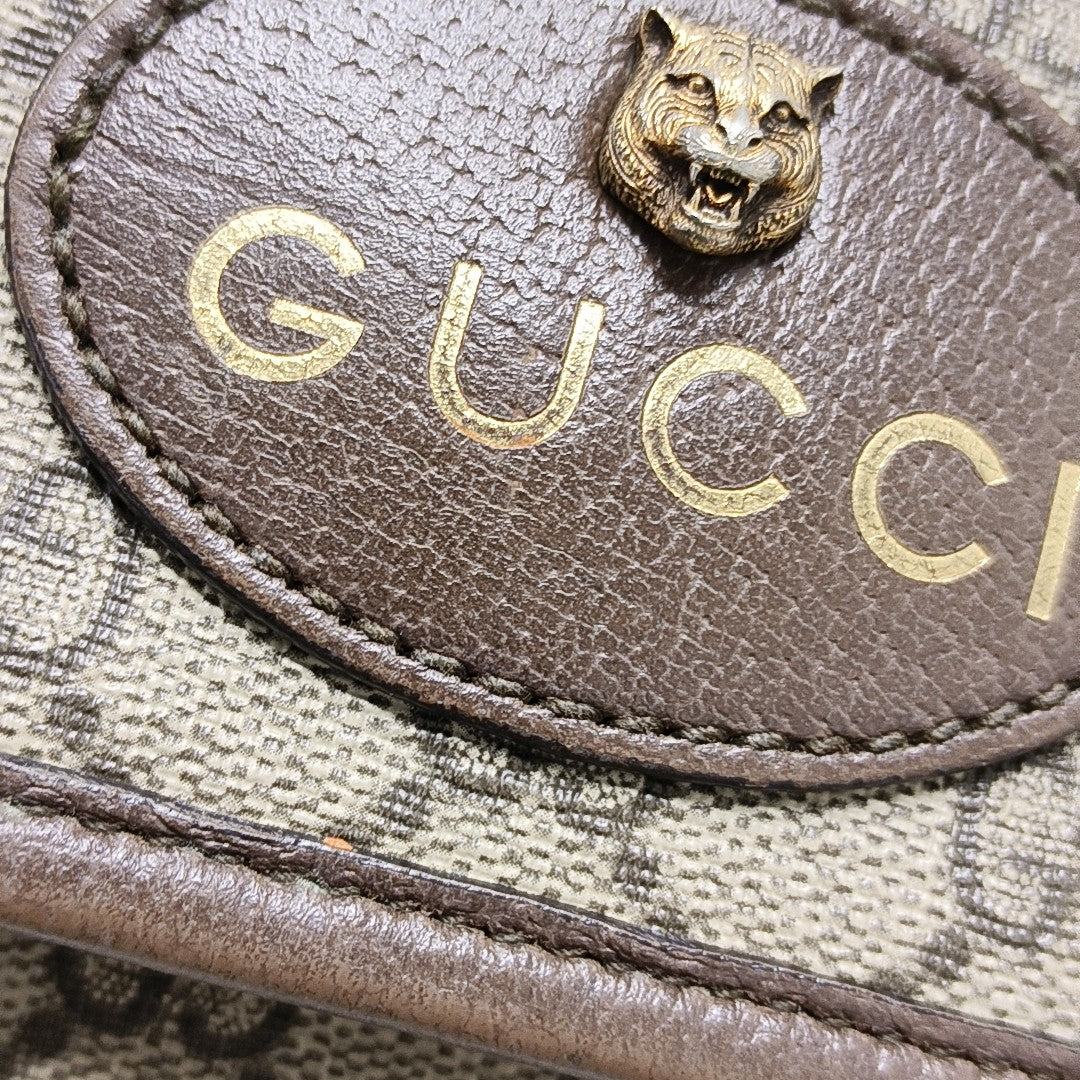Neo Vintage Monogram Coated Canvas Beige