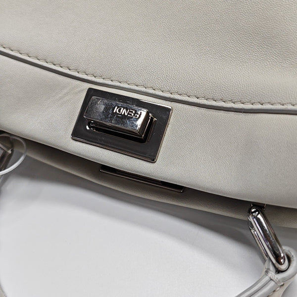 Peekaboo Mini Calfskin White