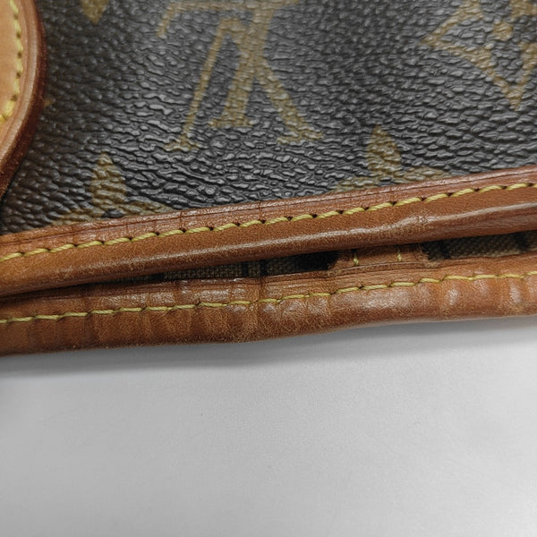 NEVERFULL MM Monogram Coated Canvas Brown