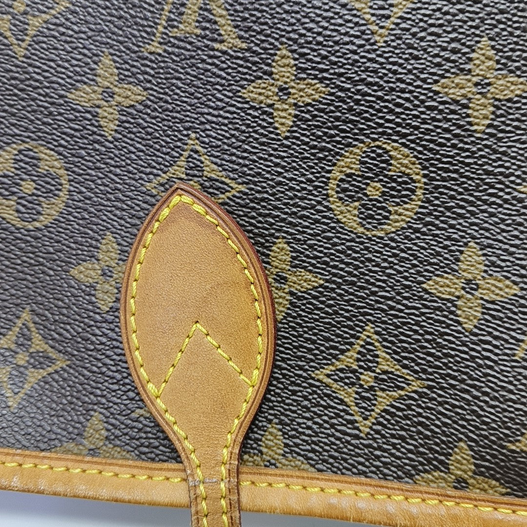 NEVERFULL PM Monogram Coated Canvas Brown