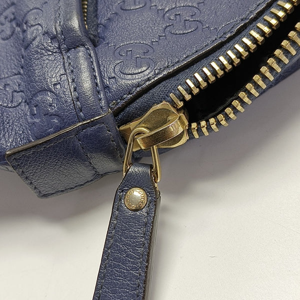 Signature Monogram Calfskin Blue