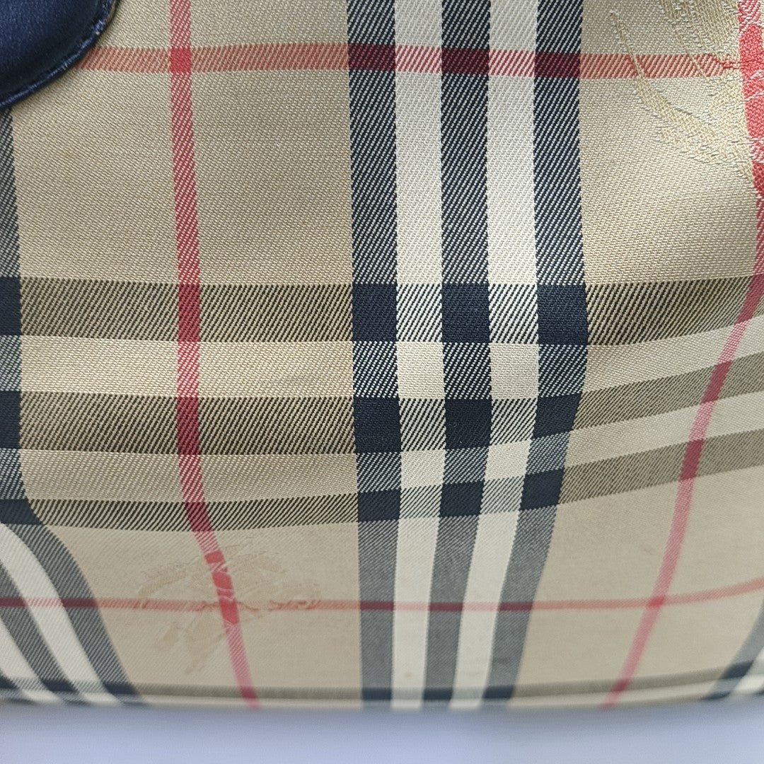 Canvas Top Handle Bag Beige