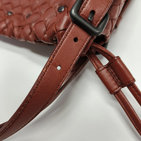 Lambskin Bucket Bag Red