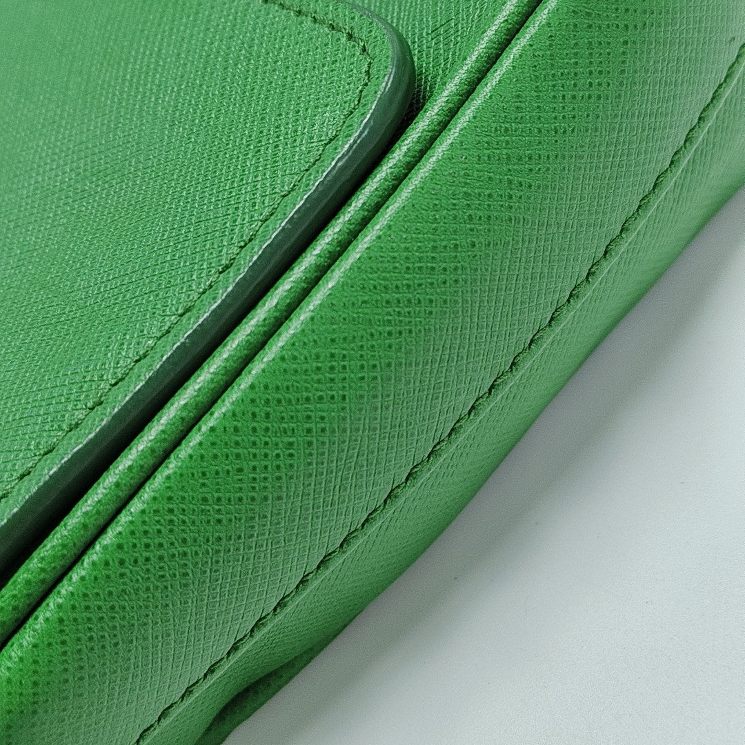 Sound Bag Saffiano Calfskin Green