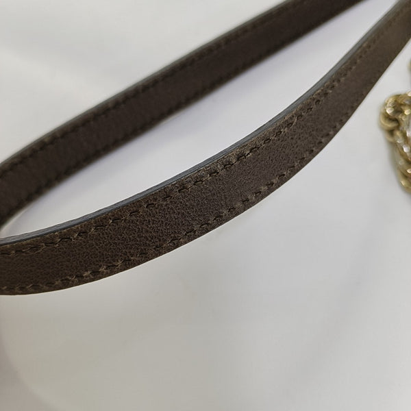 Ophidia Mini Monogram Coated Canvas Beige