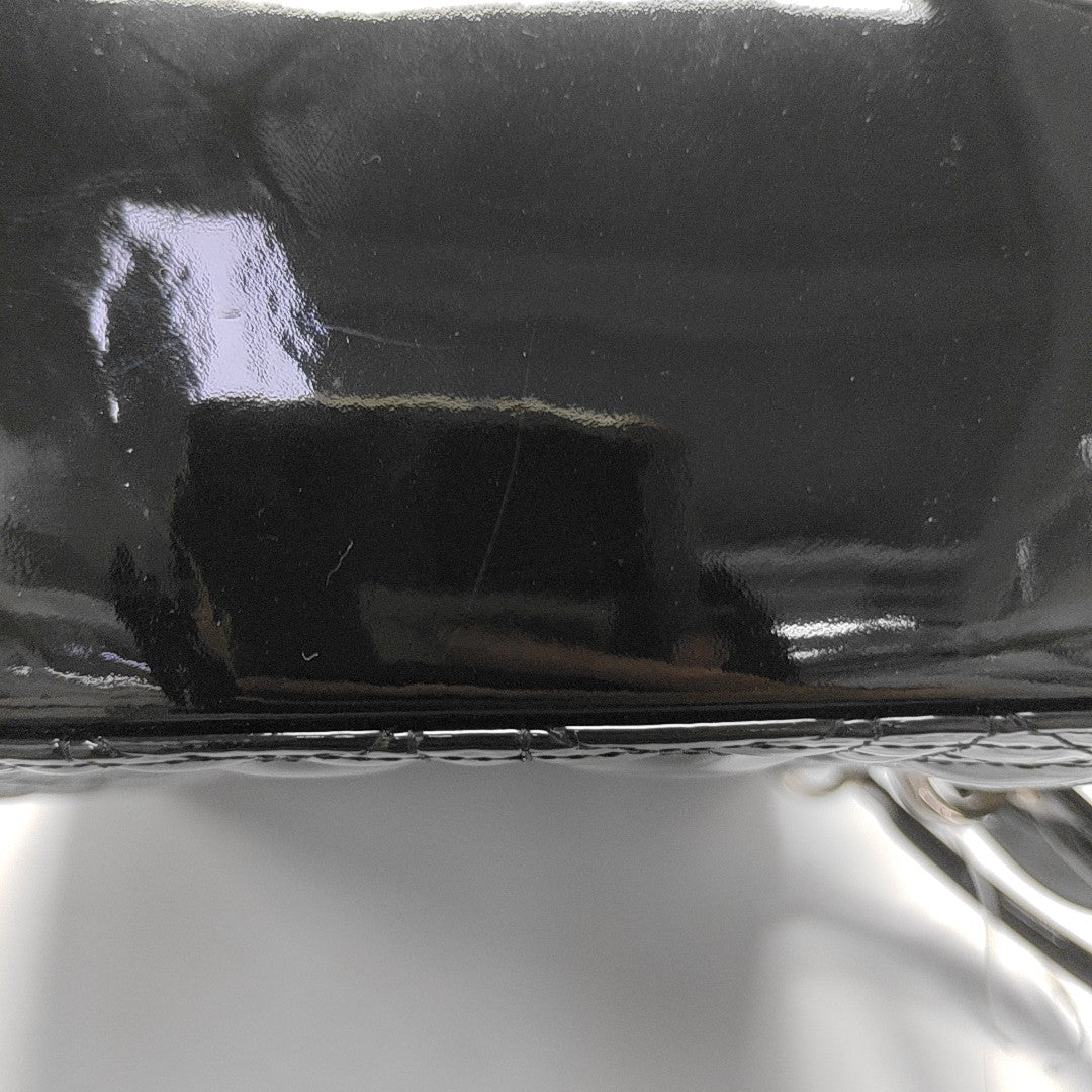 Lady Dior Large Cannage Patent Leather Black