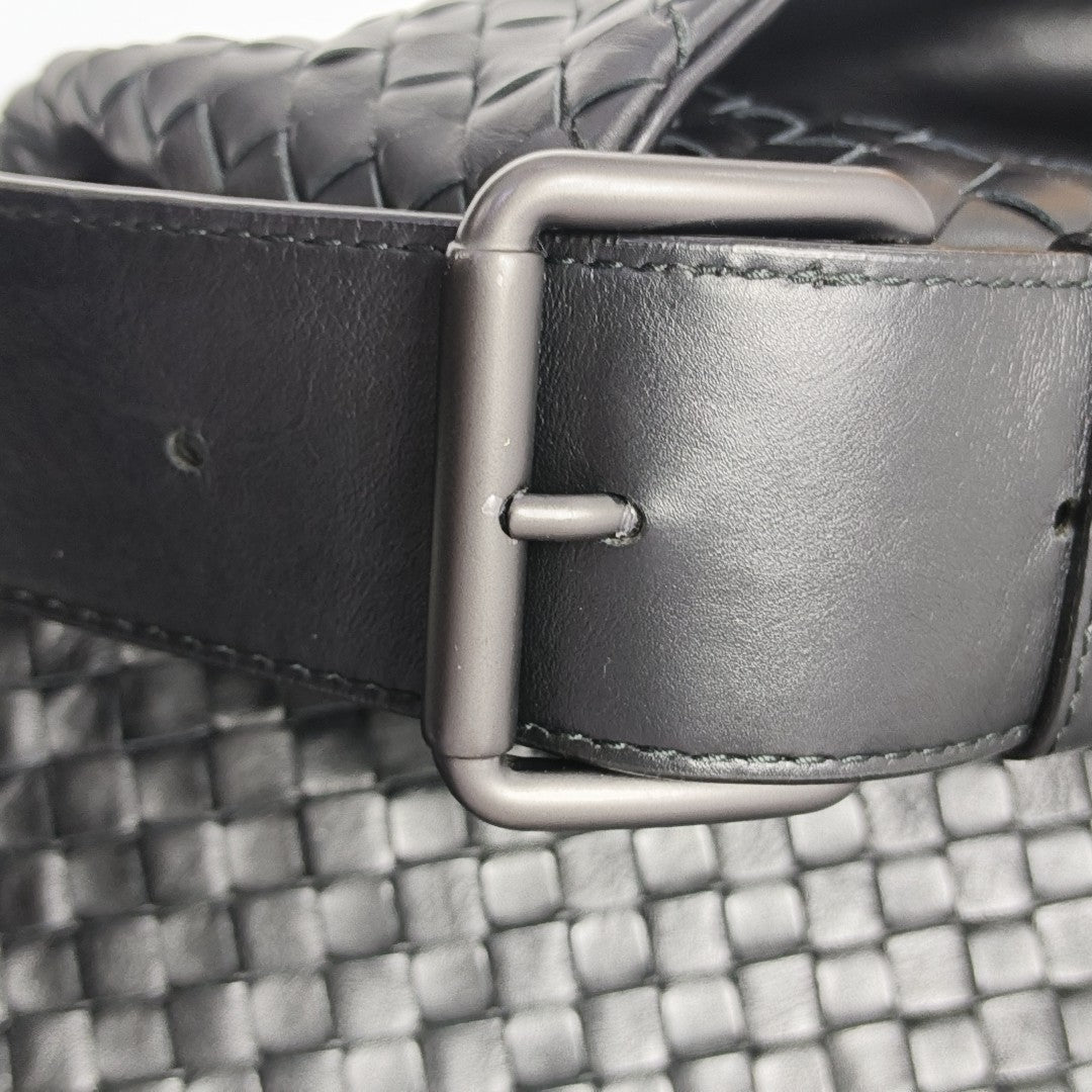 Calfskin Shoulder Bag Black