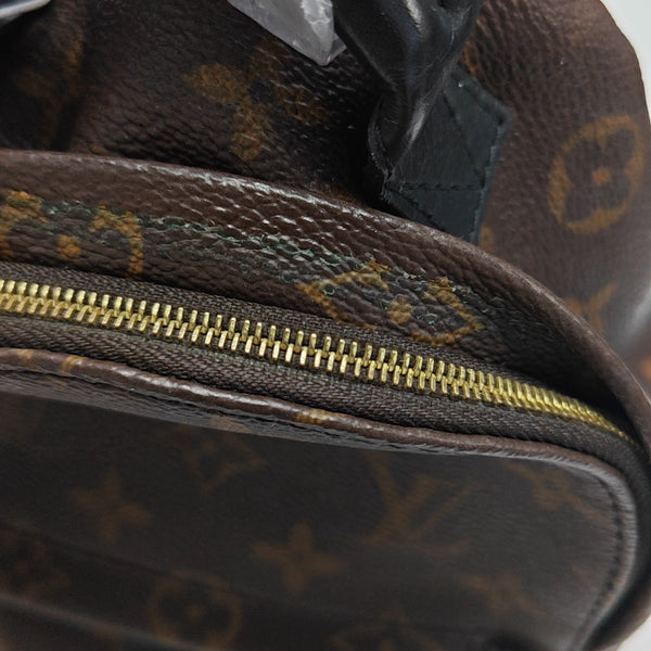 PALM SPRINGS Mini Monogram Coated Canvas Brown