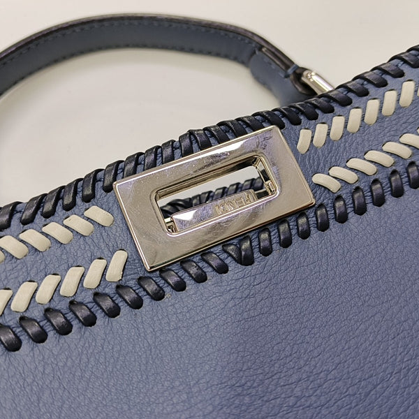 Peekaboo Mini Calfskin Blue