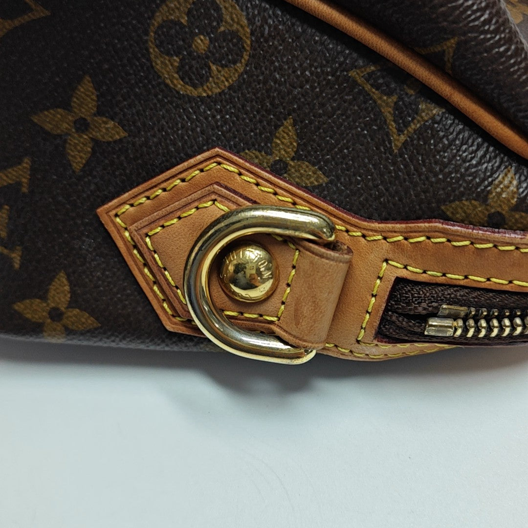 RETIRO NM Monogram Coated Canvas Brown