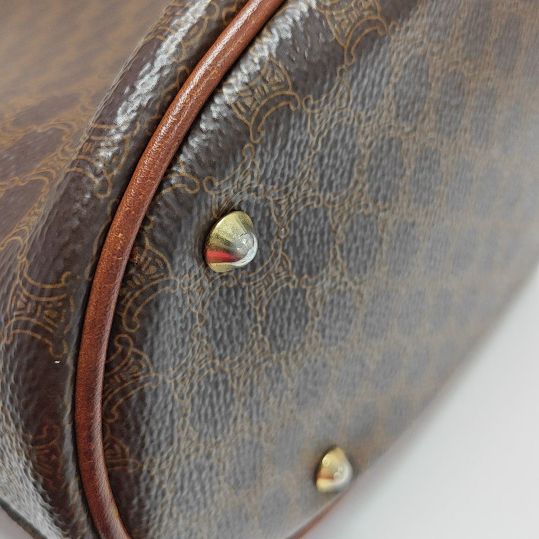 MACADAM TOTE Coated Canvas Brown