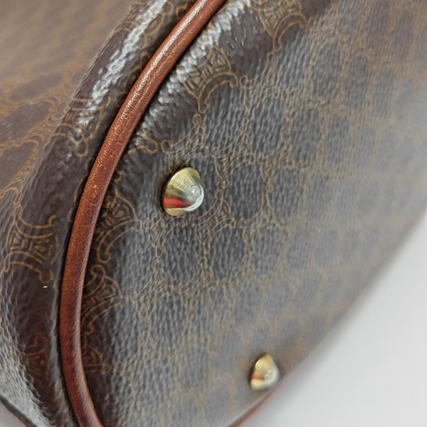 MACADAM TOTE Coated Canvas Brown