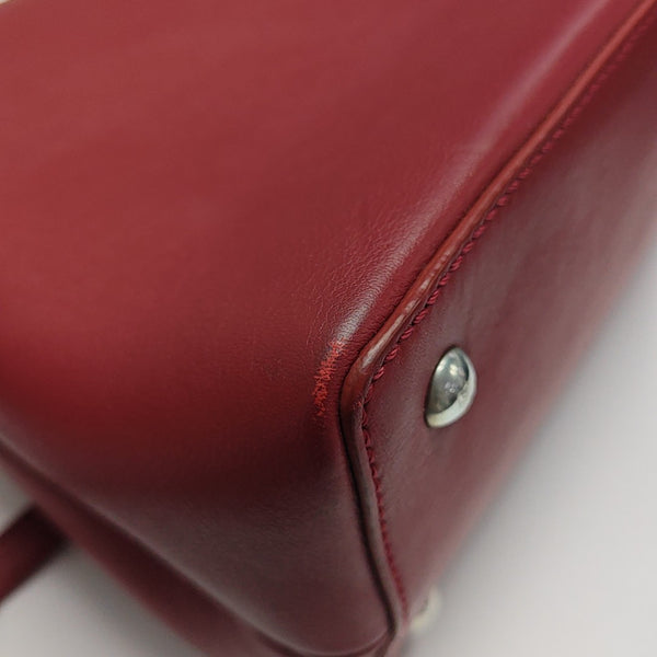 2 Jours Small Calfskin Red