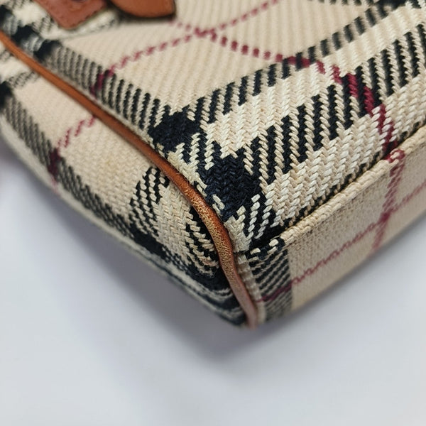 Fabric Shoulder Bag Beige