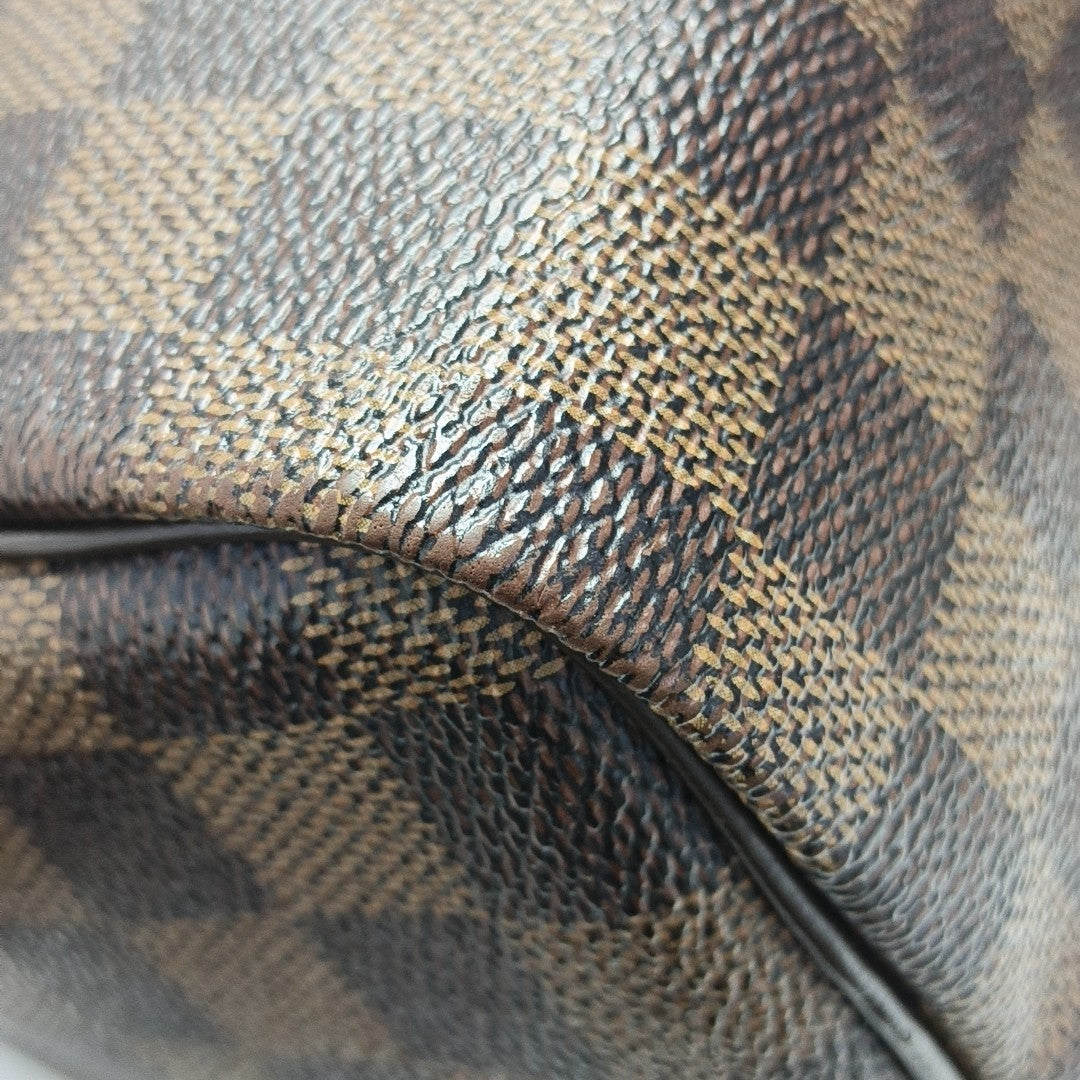 SPEEDY 30 Damier Ebene Coated Canvas Brown
