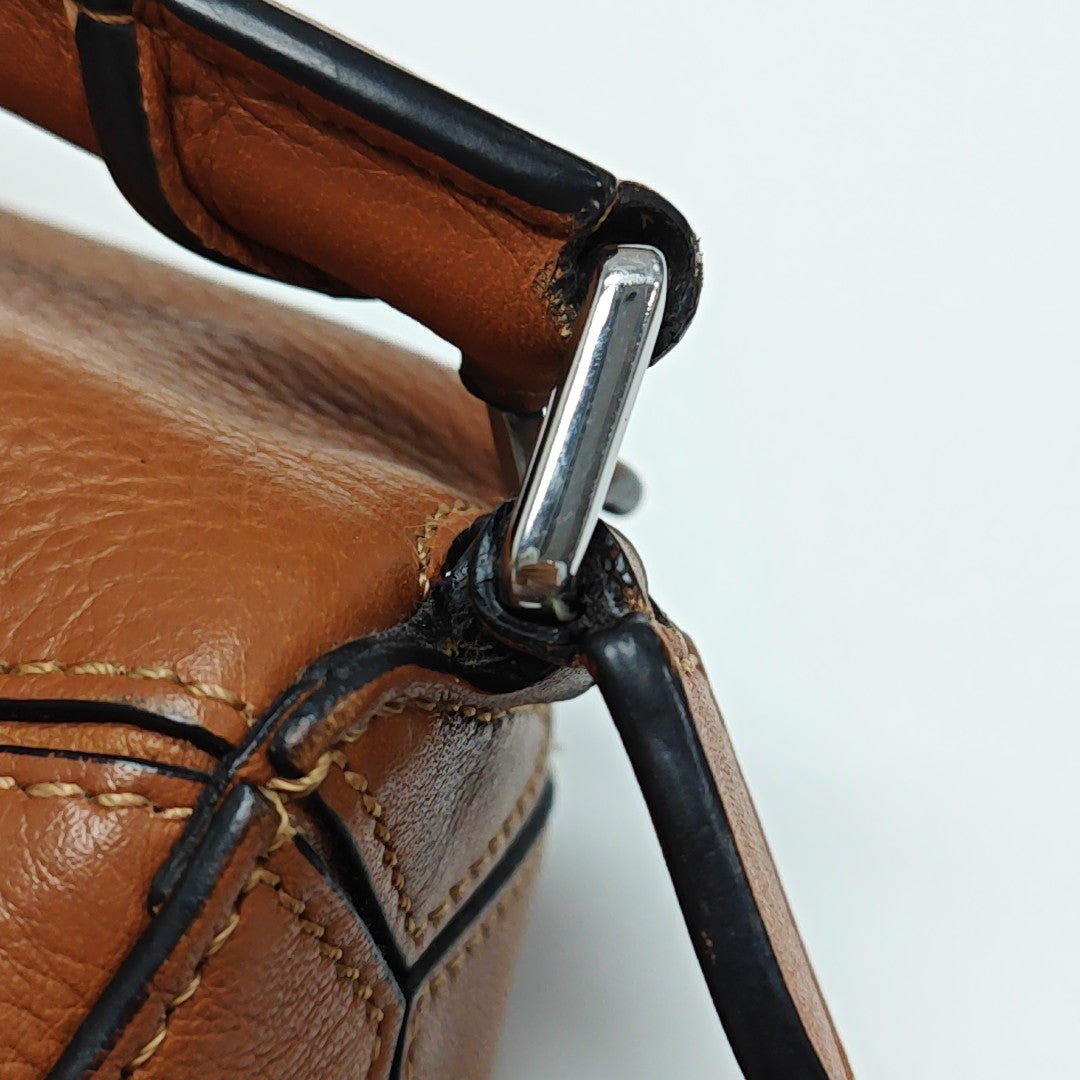 Puzzle Mini Calfskin Brown
