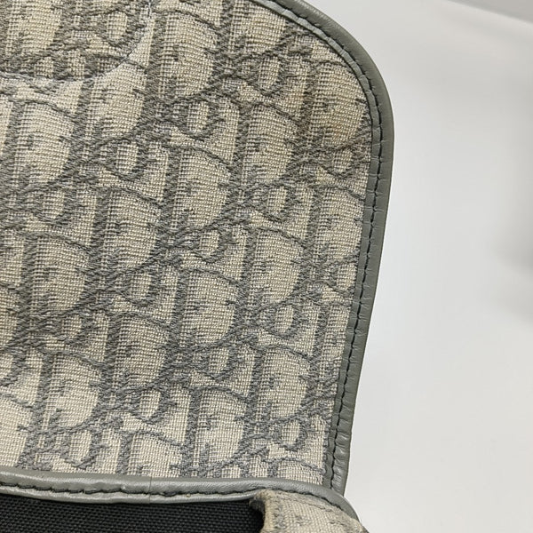 Bobby Medium Oblique Canvas Gray