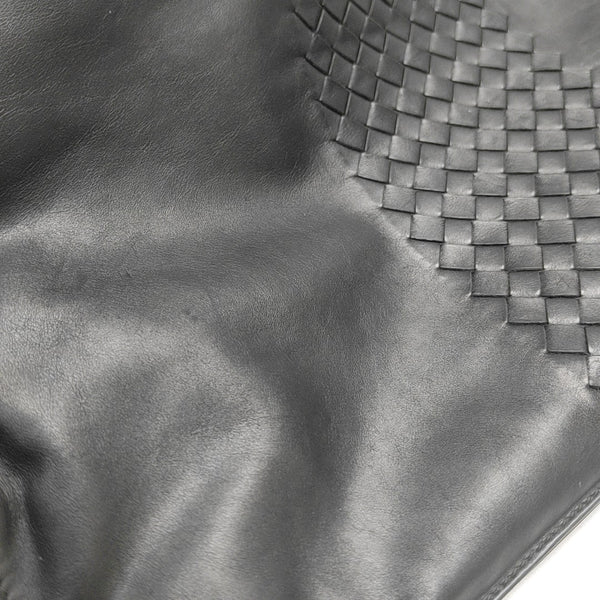 Calfskin Top Handle Bag Black