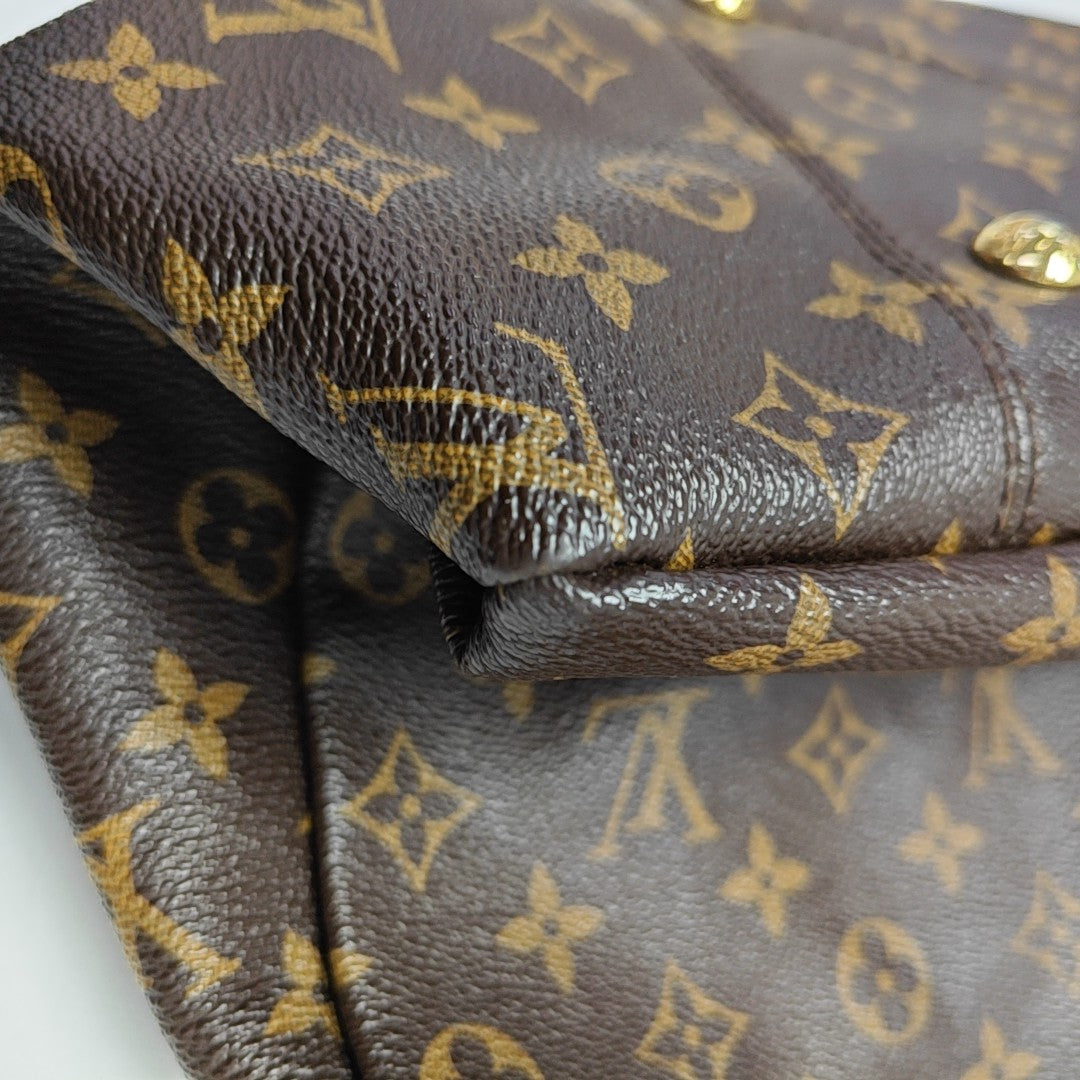 ARTSY MM Monogram Coated Canvas Brown