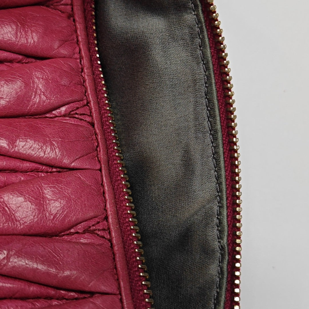 Matelassé Quilted Calfskin Pink