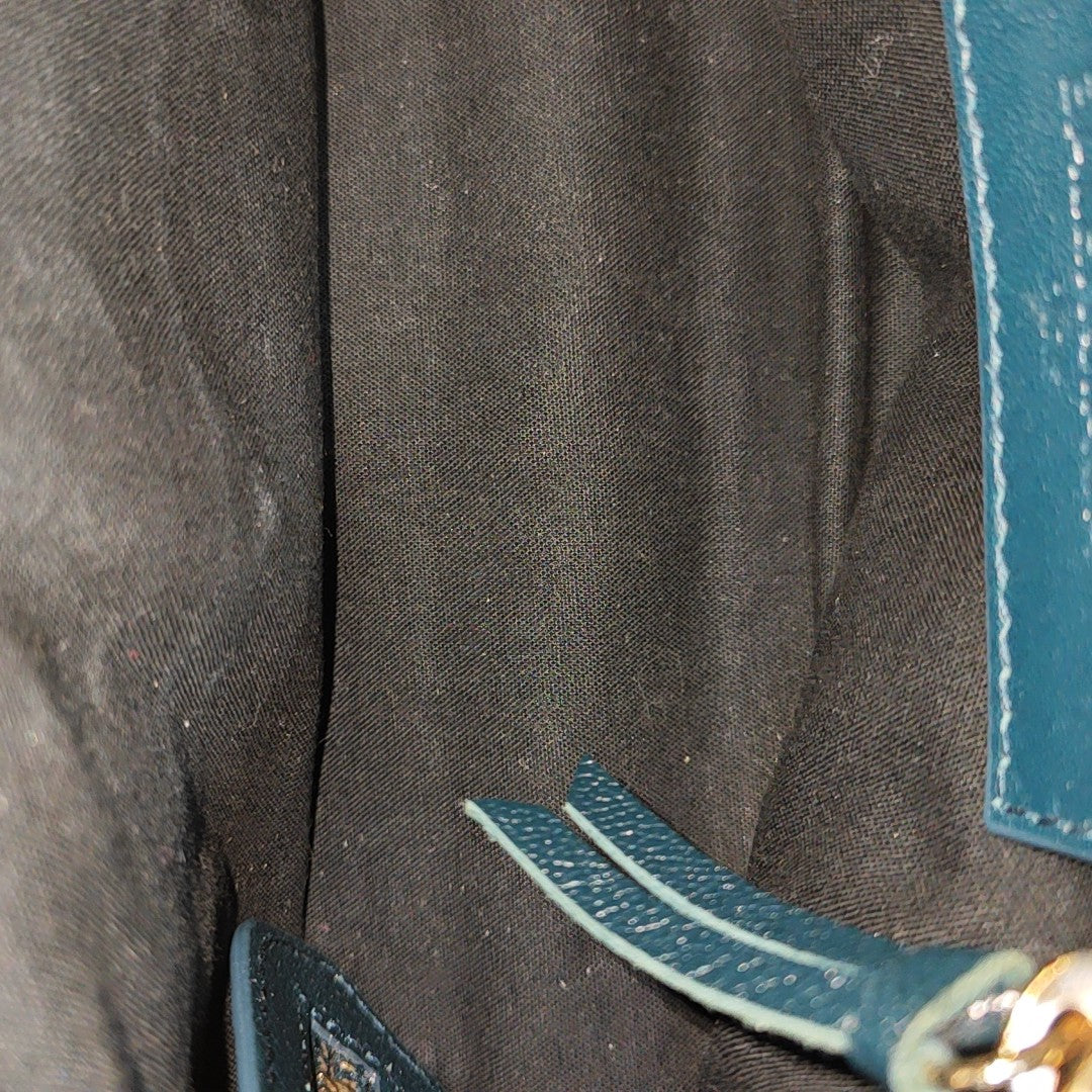 Classic Metallic Edge City Mini Lambskin Blue