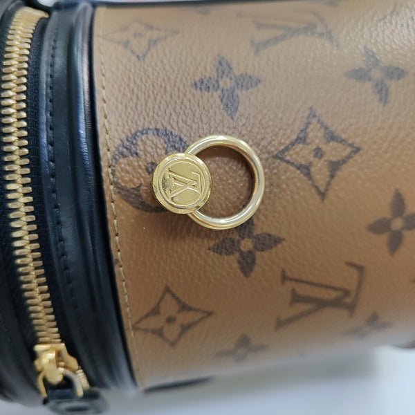 CANNES PM Monogram Coated Canvas Brown
