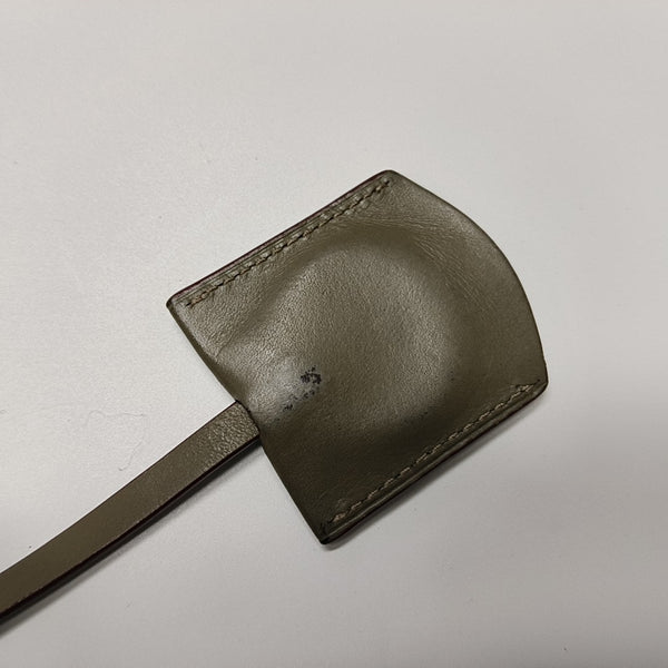 Coated Canvas Top Handle Bag Gray