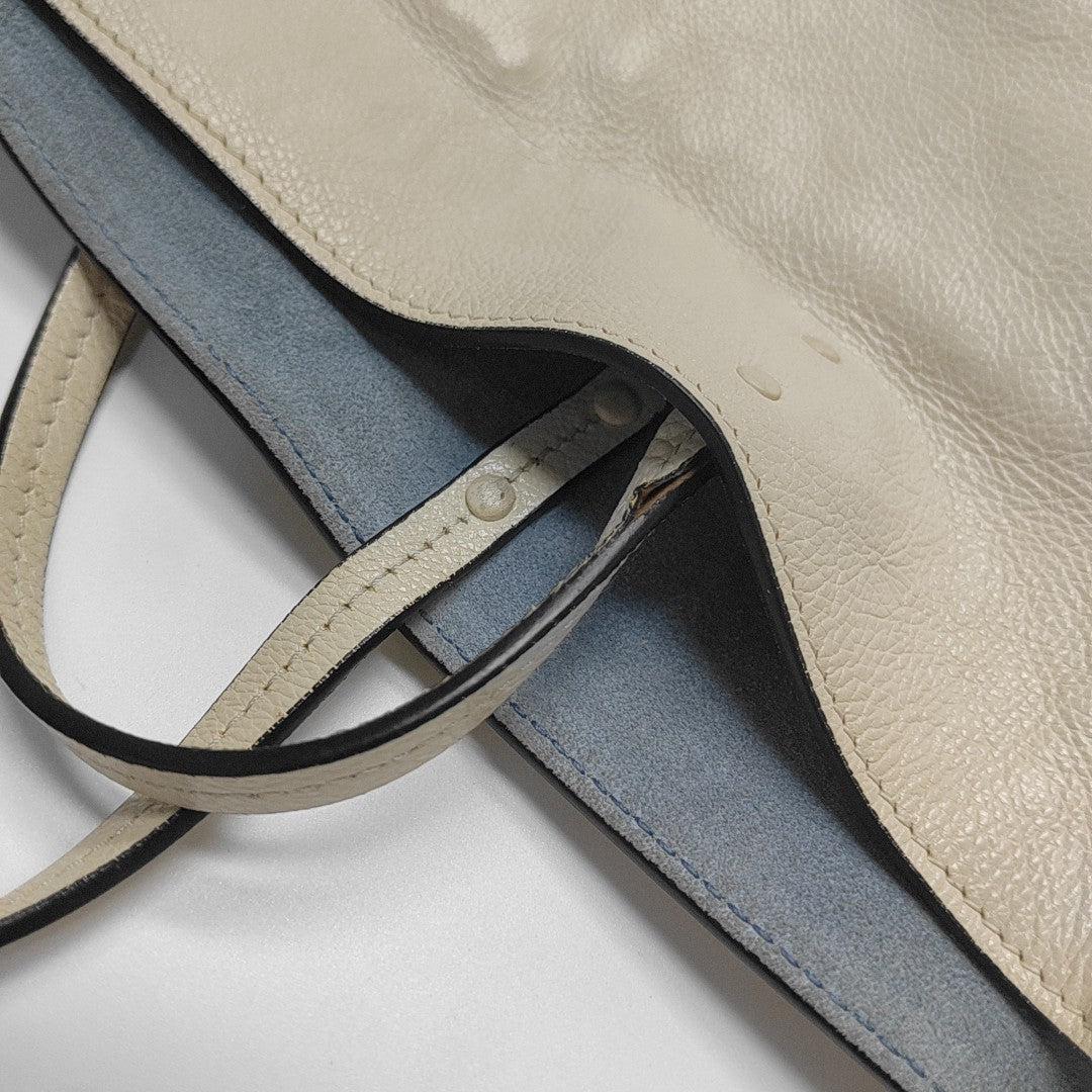 Etiquette Calfskin White