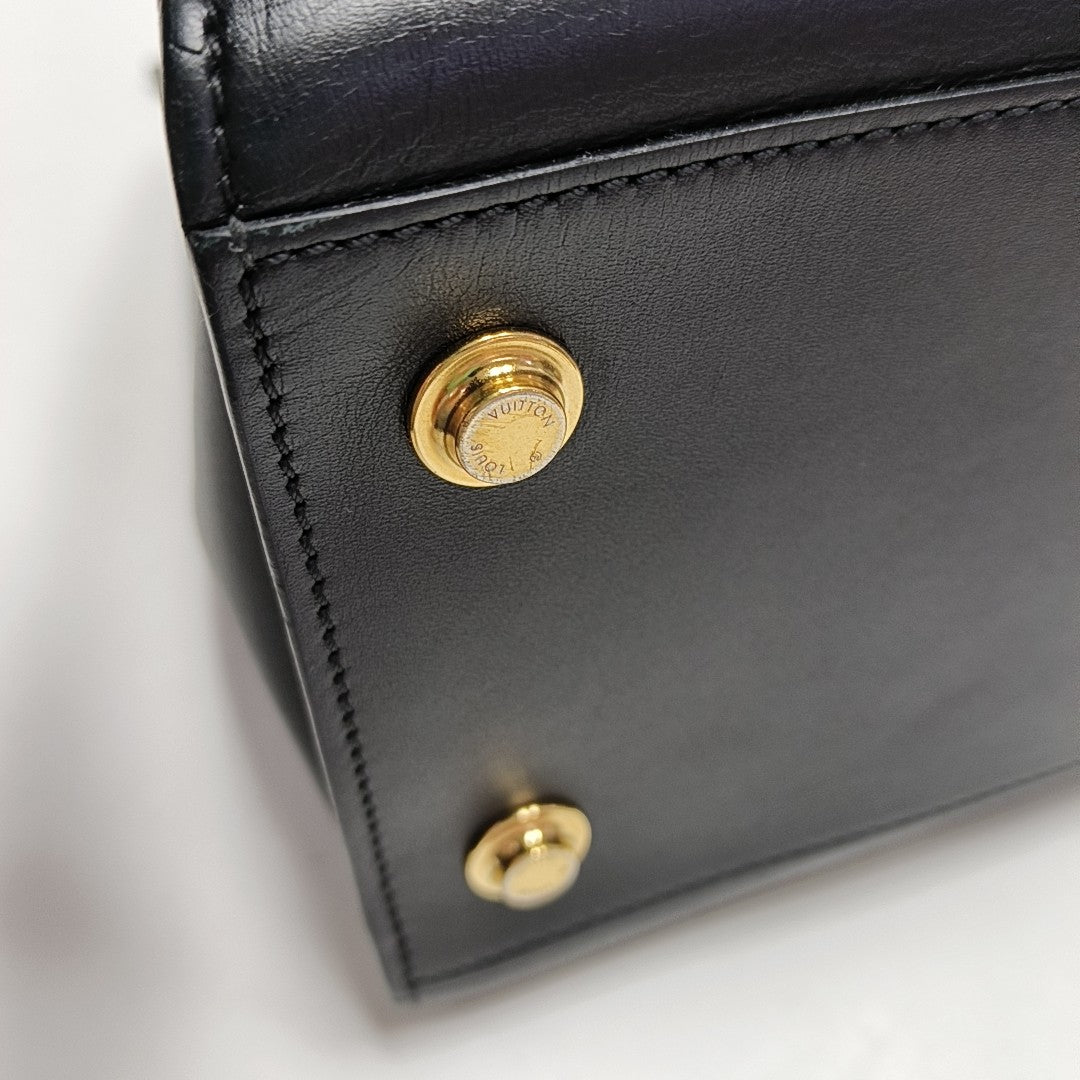 CITY STEAMER MM Calfskin Black