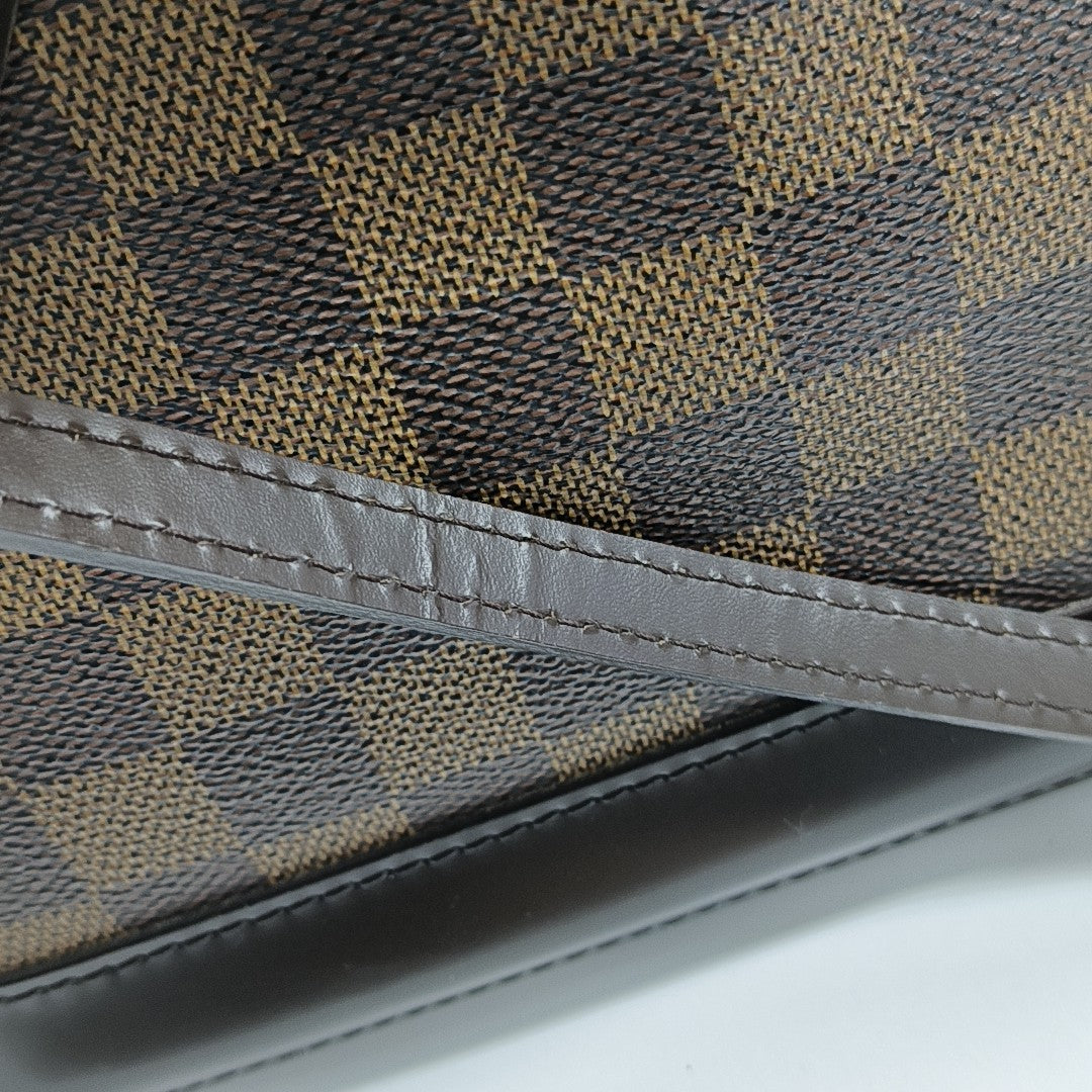 ALMA BB Damier Ebene Coated Canvas Brown