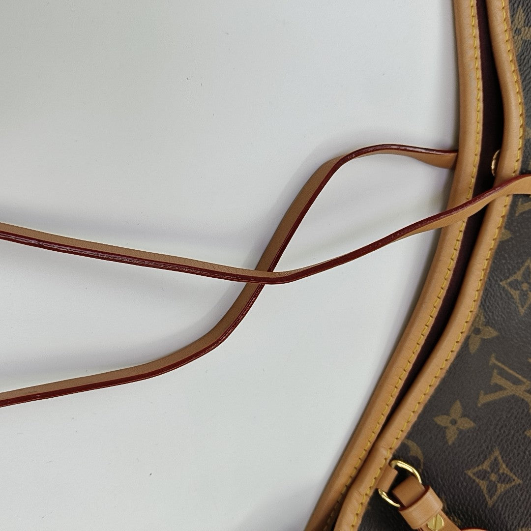 CARRYALL MM Monogram Coated Canvas Brown