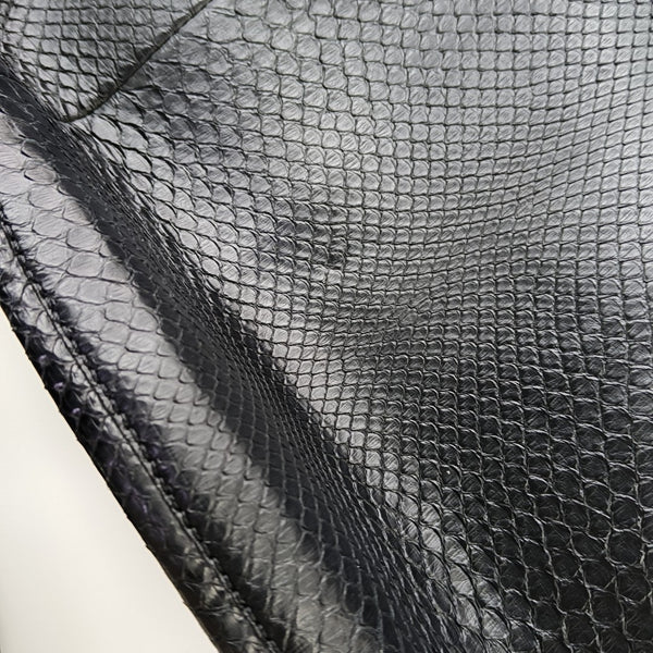 Python Shoulder Bag Black